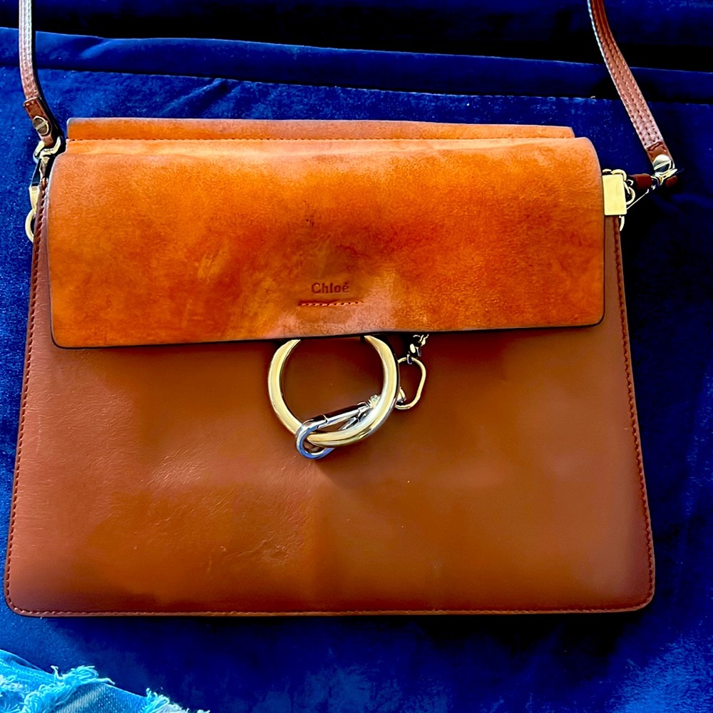 Chloe tobacco brown Faye bag